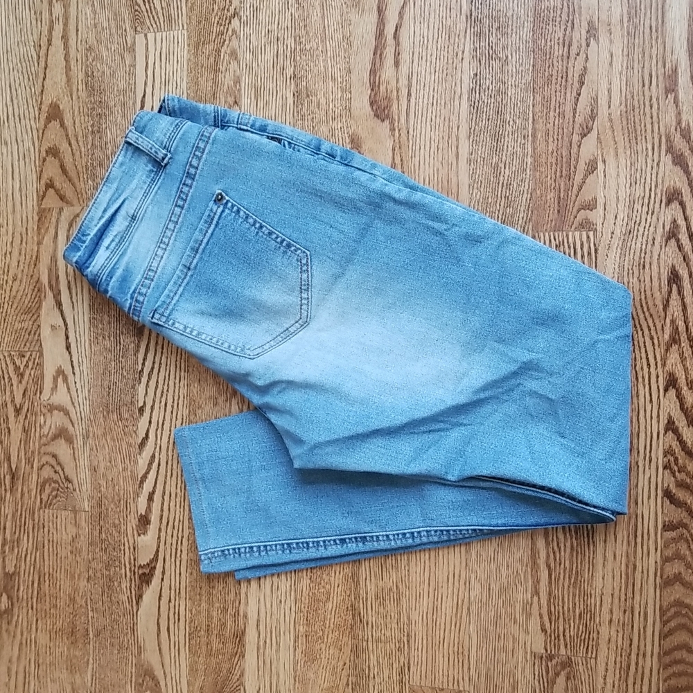 (11-12) Liquid X Cotton Blend Denim Skinny Jeans